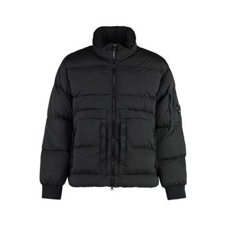 C.P. Company C.P. Company - Chaqueta Corta de Plum&oacute;n Nycra-R - Jackets - Hombre - Negro - M