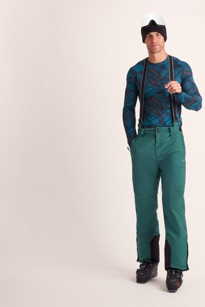 TOG24 Clusaz Mens Salopette - Dark Turquoise Polyamide - Size X-Large