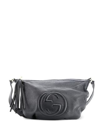 Gucci Soho Messenger Bag Leather Medium shoulder bag - Nero