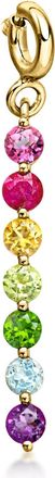 Ross-Simons Multi-Gemstone Charm in 18kt Gold Over Sterling