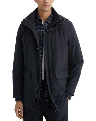Reiss Lord Hooded Zip Through P Casual Jacket