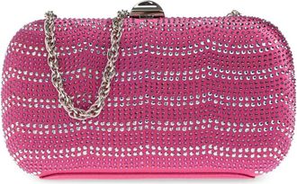 Rodo Clutches, female, Pink, Size: ONE SIZE Clutch With Cubic Zirconia