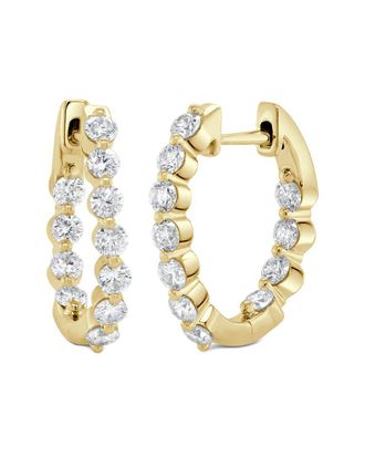 Sabrina Designs 14K 1.34 Ct. Tw. Diamond Hoops