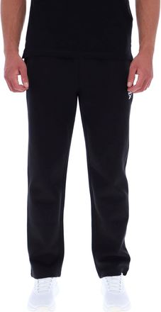 Reebok Jogginghose REEBOK LUTHER SMALL LOGO OPEN HEM PANT, Herren, Gr. L, N-Gr, schwarz, Obermaterial: 60% Baumwolle, 40% Polyester, Hosen Jogginghose, sport