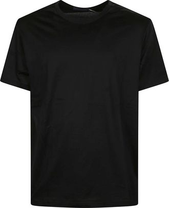 Polo Ralph Lauren T-shirt met ronde hals en logo - Heren - T-shirts - Zwart - L - Katoen - Tops