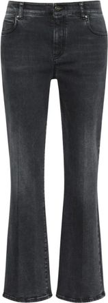 Max Mara Wkdrapallo Cropped Jeans - Dames - Cropped Jeans - Zwart - S - Katoen - Jeans
