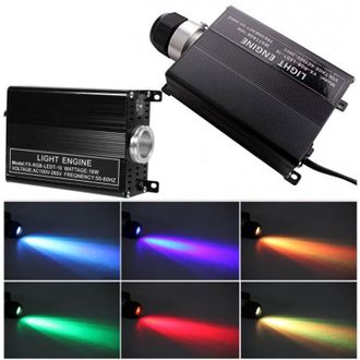 Trade Shop Trade Shop Traesio - Trade Shop - Generador De Luz Led Rgb 16w 4 Controles Para Puntos De Luz Cielo Estrellado De Fibra &Oacute;ptica