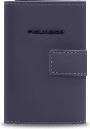 Piquadro Pop-up Kaarthouder - Heren - Portefeuilles - Blauw - ONE Size - Polyester - Accessoires