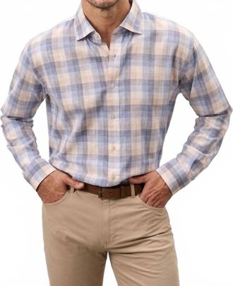 Johnnie-O Umstead Top Shelf Button Down Shirt In Wake