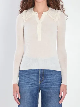 Chloé Shirt With Lace Collar