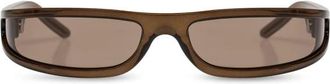 Rick Owens Fog Zonnebril - unisex - Zonnebrillen - Bruin - ONE Size - Nylon - Accessoires