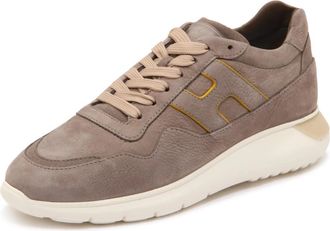 Hogan Interactive 3 Nubuck Schoenen - Heren - Sneakers - Bruin - 40 1/2 EU - Leer - Schoenen