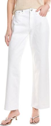 Rag & Bone Shea Relaxed Optic White Straight Jean