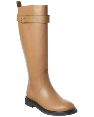 Tory Burch Double T Leather Utility Boot