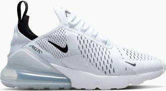 Nike Womens Air Max 270 Shoe In White/white/black