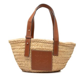 Loewe Pre-owned LOEWE Small Raffia Anagram Basket Tote Ladies KGII4CO1YN2L0U6M