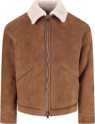 Valstar Brown Henry Shearling Suede Jacket