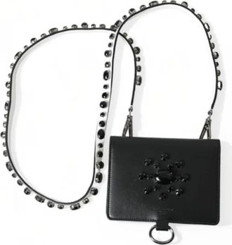 Dolce & Gabbana Tweedehands leren schoudertassen - Dames - Vintage Accessoires - Zwart - ONE Size - Vintage