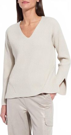 Lyss&eacute; Xiema Cozy Sweater In Liquid Soft Taupe