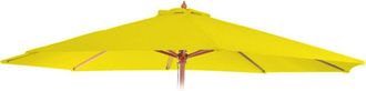 Hhg Funda De Recambio Para Parasol Florida, Funda De Recambio Para Parasol, &Oslash; 3,5m Poli&eacute;ster 8 Varillas, Amarillo