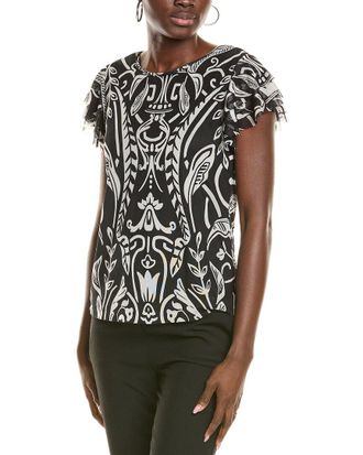 Vince Camuto Mesh Top