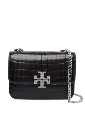 Tory Burch small Eleanor logo shoulder bag - Black