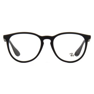 Ray-Ban Womens Glasses Frames 7046 5364 Rubberised Black Clear - One Size