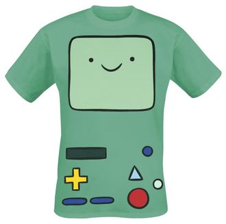 Adventure Time Mens The Beemo T-Shirt, Green, Medium