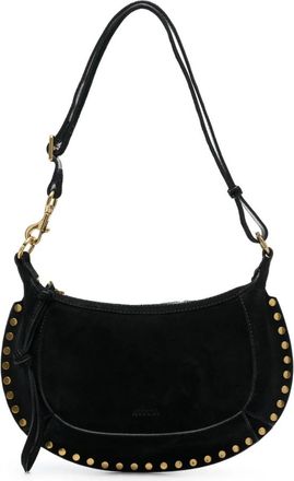 Isabel Marant Oskan Moon Schoudertas - Dames - Schoudertassen - Zwart - ONE Size - Tassen