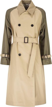 Max Mara Weekend Maxmara Wkdcanasta Wende-Trenchcoat aus wasserabweisendem Gabardine