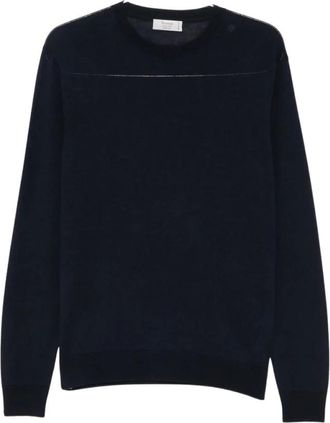 Ferrante Truien & Vesten, Heren, Blauw, 4Xl, Sueter Marino Cuello Redondo
