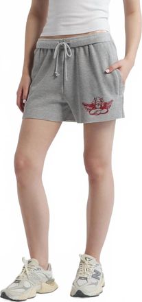 Boys Lie Girls Rule Boys Drool Basic Short In Heather Grey