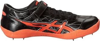Asics Mens Hi Jump Pro Spike Shoes In Black/coral