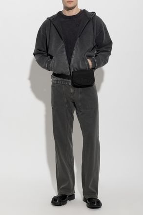 Diesel Sweatshirt S-HERMY-ZIP, Mens, Grey