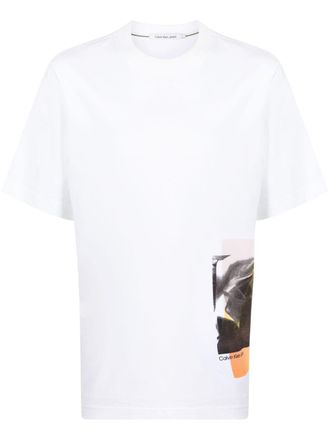 Calvin Klein T-shirt con stampa - Bianco