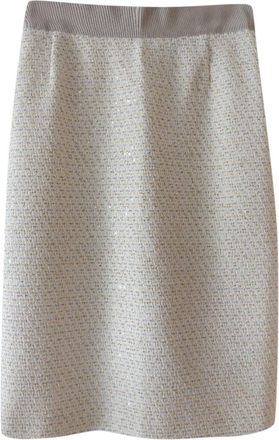 Max Mara Max mara Sequin Embellished Wool Skirt Size M