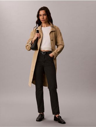 Calvin Klein Jeans Calvin Klein Womens Archive High Rise Slim Jean - Black - 24W x 30L