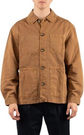 Brooksfield Blouson - Heren - Zomerjassen - Bruin - L - Katoen - Jassen