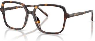 Dolce & Gabbana 55mm Square optical glasses in Tortoise at Nordstrom
