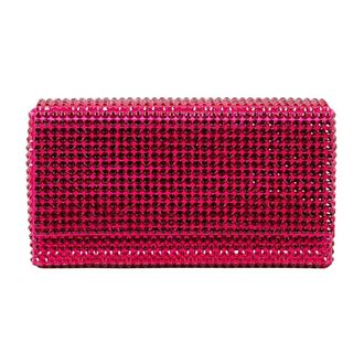 Amina Muaddi Tassen, Dames, Rood, ONE Size, Borsa