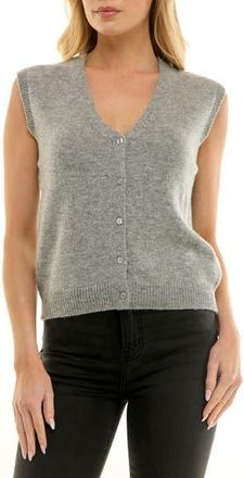 Socialite Sweater Vest in Heather Grey at Nordstrom Rack, Size X-Small