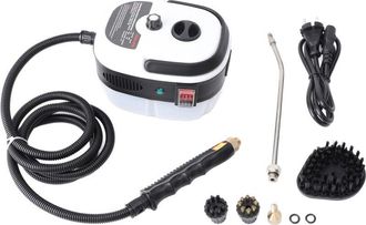 OEM Limpiador A Vapor Port&aacute;til De 2500 W, M&aacute;quina De Limpieza A Alta Presi&oacute;n Y Temperatura Con Cabezales De Cepillo Para Muebles De Cocina, Ba&ntilde;o, Coche, B