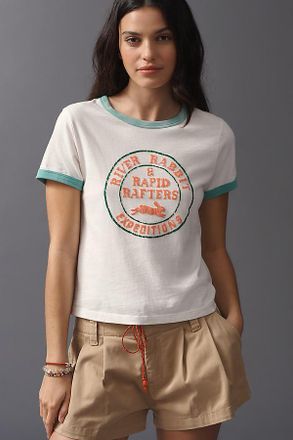 Mother The Itty Bitty Ringer Cotton Tee