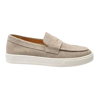 Doucal's Loafers, male, Beige, Size: 8 1/2 US Moccasin