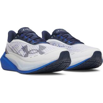 Under Armour UA Velociti Distance Running Shoe in White /Team Royal /Academy at Nordstrom, Size 10.5