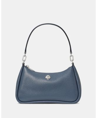 Kate Spade New York Womens Kayla Shoulder Bag - Navy Leather - One Size