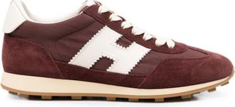 Hogan Red H727 Leather Sneakers