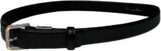 Dior Pre-owned Vintage Riem - Dames - Vintage Accessoires - Zwart - ONE Size - Leer - Vintage