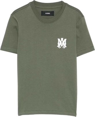 Amiri T-shirt met ronde hals en logo