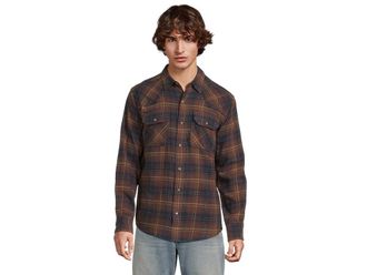 Ariat Harleigh Retro Fit Shirt Mens T Shirt Dark Brown : 2XL, Cotton/Spandex